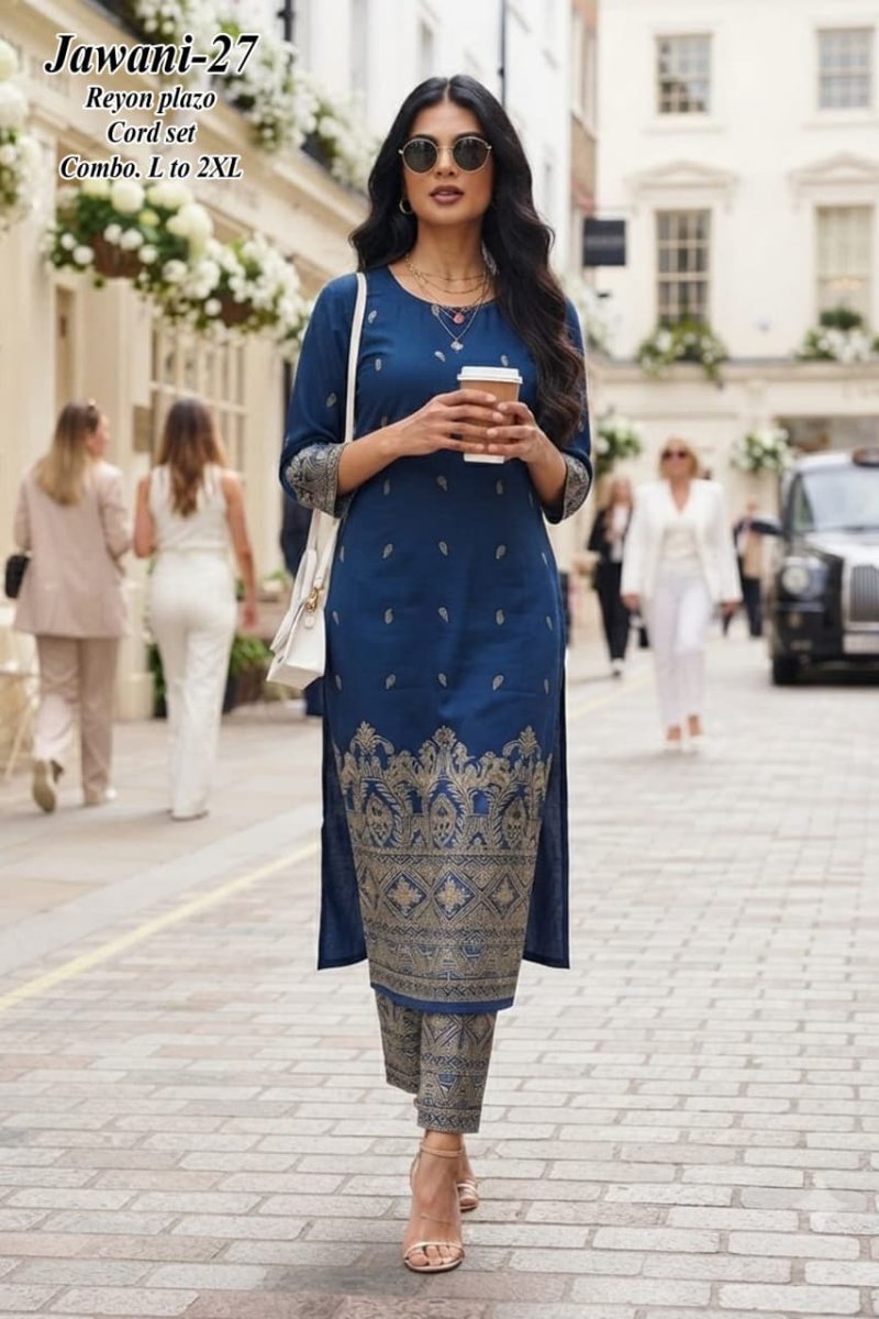 Ff Jawani Rayon Printed Co Ord Set Collections